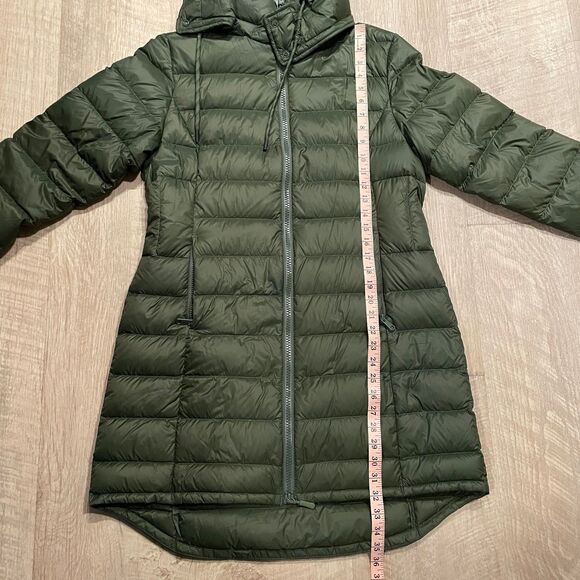 Lole Le Claudia 100% Real Down moss green jacket, size M - Picture 12 of 13